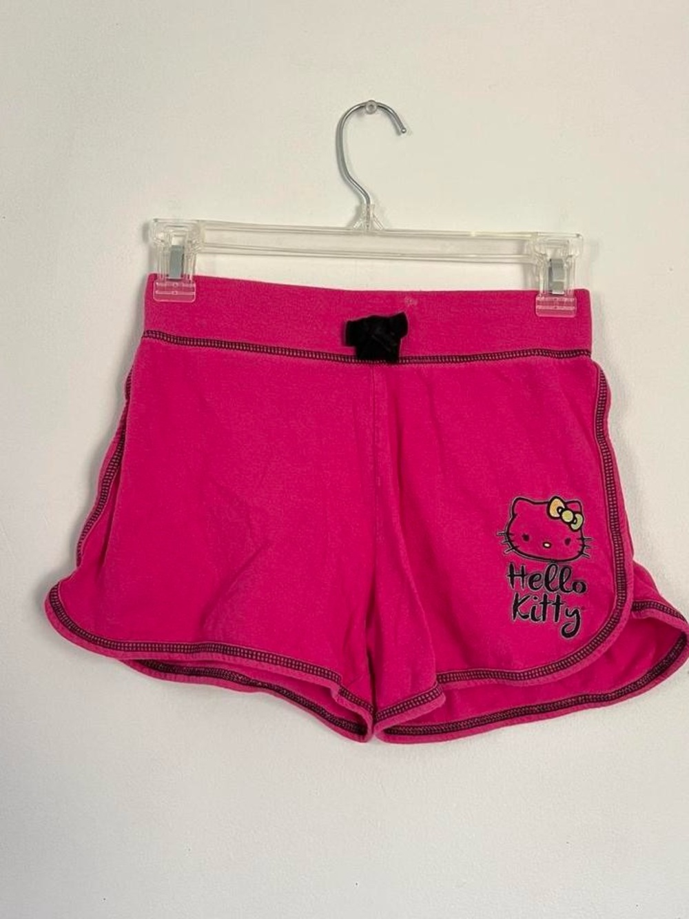 Hello Kitty Bright Pink Girls' Shorts with Bow Detail